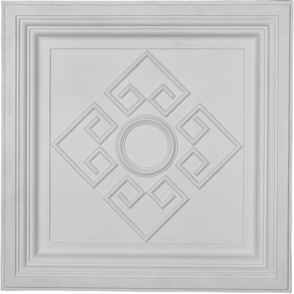 Dwellingdesigns 23.87 x 23.87 x 2.5 in. Nestor Ceiling Tile DW2954886